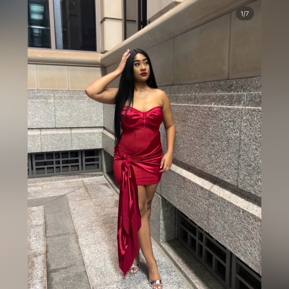 Red dress